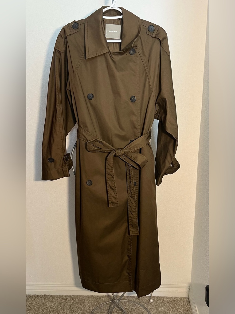 Everlane Cotton Long Trench